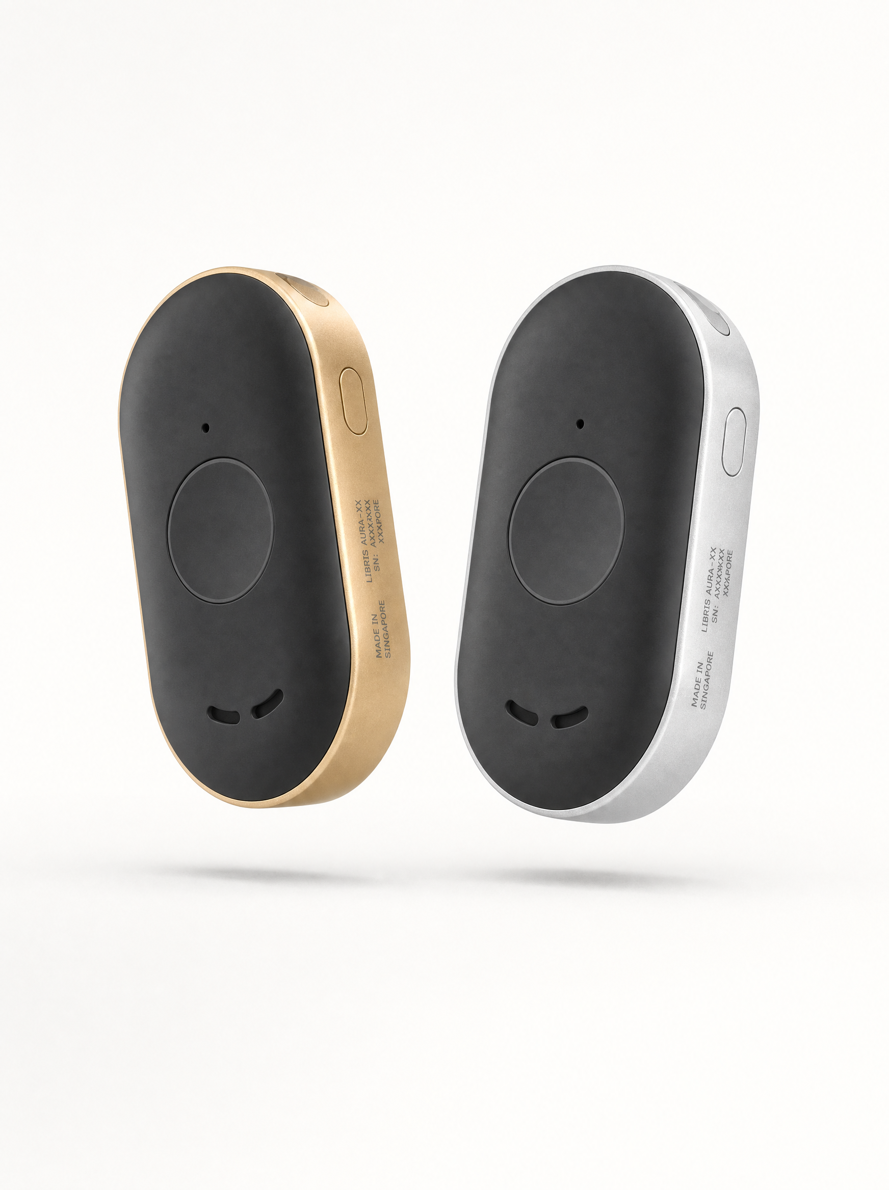 Libris Aura in Gold and Silver finishes